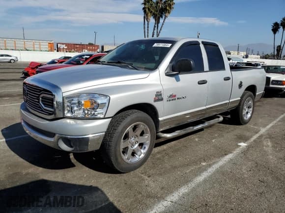 ✅ 2007 Dodge 1500 SLT • VIN: 1D7HA18247S166814 • Лот: 79971064. Опубликован ранее на Copart с пробегом 169 093 миль. Бесплатный доступ к архиву аукционных продаж из США и подробный отчёт об истории автомобиля на DreamBid. Изображение 1.