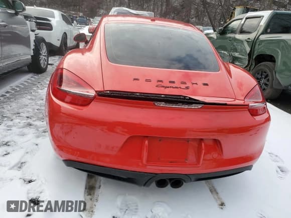 ✅ 2014 Porsche Cayman S • VIN: WP0AB2A80EK191347 • Lot: 43787315. Wystawiony na Copart z przebiegiem 67 754 mil. Bezpłatny archiwum sprzedaży aukcyjnych z USA i szczegółowy raport historii pojazdu na DreamBid. Zdjęcie 6.