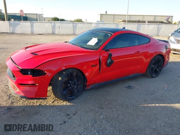 ✅ 2021 Ford Mustang GT • VIN: 1FA6P8CF8M5102178 • Lot: 41996175. Listed on IAAI with 76,540 mi. Free auction sales archive from the USA and detailed vehicle history report at DreamBid. Image 18.