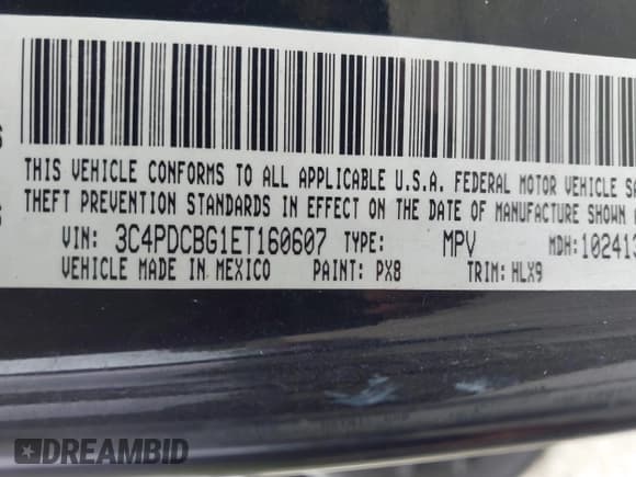 ✅ 2014 Dodge Journey SXT • VIN: 3C4PDCBG1ET160607 • Lot: 43558265. Wystawiony na IAAI z przebiegiem 167 862 mil. Bezpłatny archiwum sprzedaży aukcyjnych z USA i szczegółowy raport historii pojazdu na DreamBid. Zdjęcie 9.