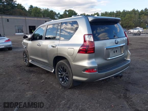 ✅ 2021 Lexus GX 460 Premium • VIN: JTJAM7BX9M5281765 • Lot: 43409337. Wystawiony na IAAI z przebiegiem 62 491 mil. Bezpłatny archiwum sprzedaży aukcyjnych z USA i szczegółowy raport historii pojazdu na DreamBid. Zdjęcie 3.