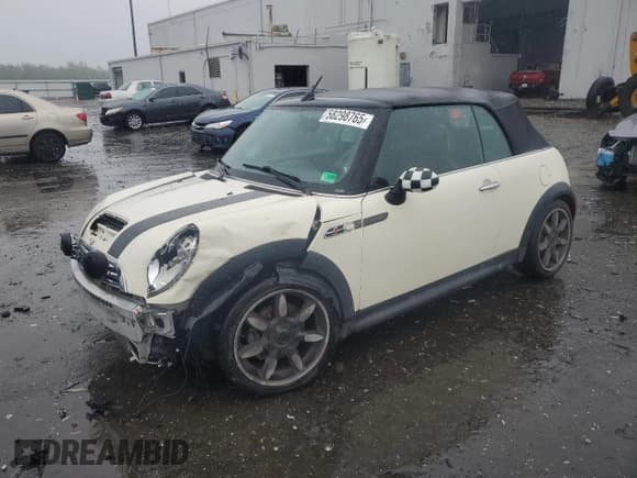 ✅ 2008 MINI Convertible S • VIN: WMWRH33588TL96257 • Lot: 58298765. Wystawiony na Copart z przebiegiem 89 463 mil. Bezpłatny archiwum sprzedaży aukcyjnych z USA i szczegółowy raport historii pojazdu na DreamBid. Zdjęcie 1.