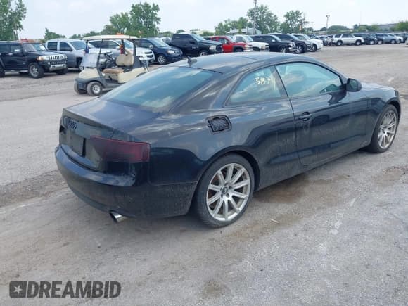 ✅ 2012 Audi A5 • VIN: WAU3FAFRXCA005144 • Lot: 42913874. Listed on IAAI with 154,389 mi. Free auction sales archive from the USA and detailed vehicle history report at DreamBid. Image 4.