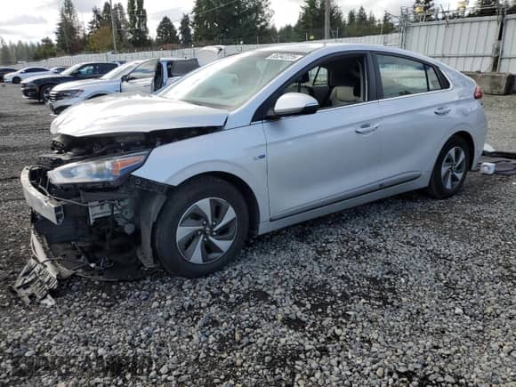 2017 Hyundai Ioniq SEL with VIN KMHC75LC4HU020635, listed as a Copart auction lot 85342225 with 85,818 mi miles and Salvage title. Bid and sale history available at DreamBid. Image 1.