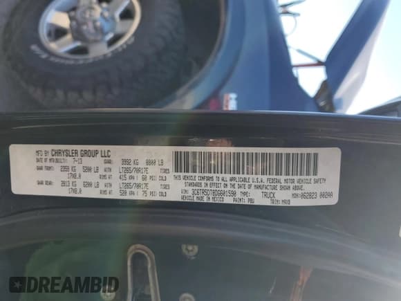 ✅ 2013 Ram 2500 SLT • VIN: 3C6TR5DT8DG601590 • Лот: 56042365. Опубликован ранее на Copart с пробегом 109 543 миль. Бесплатный доступ к архиву аукционных продаж из США и подробный отчёт об истории автомобиля на DreamBid. Изображение 12.