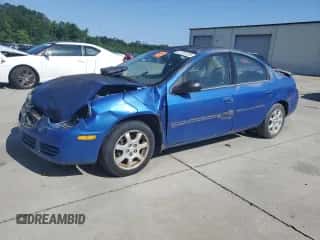 2005 Dodge Neon SXT z VIN 1B3ES56C05D181374, wystawiony jako Copart lot #57707425 z przebiegiem Nie podano mil oraz Szkoda całkowita • Salvage title. Historia ofert i sprzedaży dostępna na DreamBid. Obrazek 1.