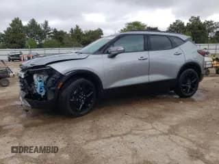 2023 Chevrolet Blazer LT with VIN 3GNKBJRS8PS118496, listed as a Copart auction lot 55272135 with 32,420 mi miles and Salvage title. Bid and sale history available at DreamBid. Image 1.