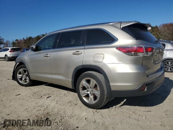 ✅ 2014 Toyota Highlander Limited • VIN: 5TDDKRFH1ES028844 • Lot: 92511085. Wystawiony na Copart z przebiegiem 64 911 mil. Bezpłatny archiwum sprzedaży aukcyjnych z USA i szczegółowy raport historii pojazdu na DreamBid. Zdjęcie 2.