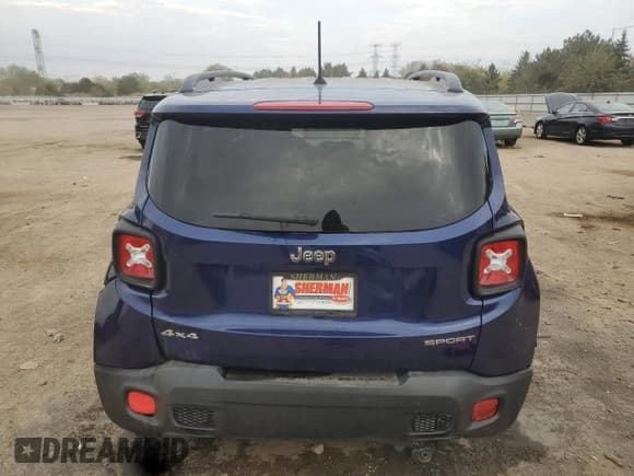 ✅ 2017 Jeep Renegade Sport • VIN: ZACCJBAB2HPG56468 • Lot: 87229995. Wystawiony na Copart z przebiegiem 114 565 mil. Bezpłatny archiwum sprzedaży aukcyjnych z USA i szczegółowy raport historii pojazdu na DreamBid. Zdjęcie 6.