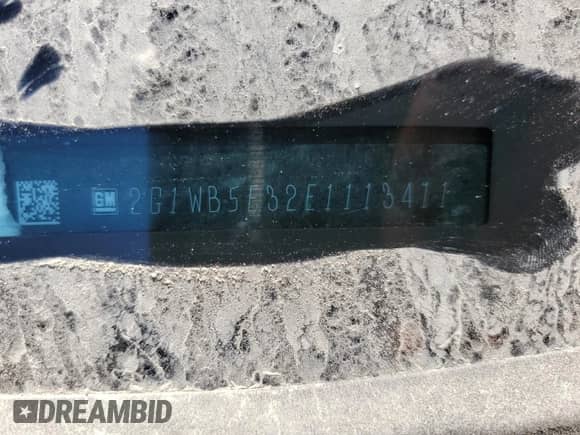 2014 Chevrolet Impala LT с VIN 2G1WB5E32E1113411, выставлен на аукционе Copart как лот 68316734 с пробегом 139 405 миль миль и Списание • Salvage title. История ставок и продаж доступна на DreamBid. Изображение 12.