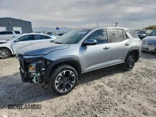 2025 Chevrolet Equinox AWD LT z VIN 3GNAXPEG5SL160533, wystawiony jako Copart lot #87485125 z przebiegiem Nie podano mil oraz Szkoda całkowita • Salvage title. Historia ofert i sprzedaży dostępna na DreamBid. Obrazek 1.