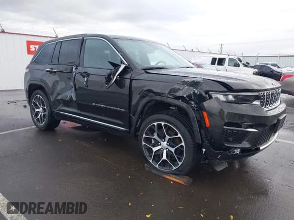 ✅ 2024 Jeep Grand Cherokee Summit Reserve • VIN: 1C4RJHEG3R8948674 • Lot: 43617066. Listed on IAAI with 14,624 mi. Free auction sales archive from the USA and detailed vehicle history report at DreamBid. Image 1.