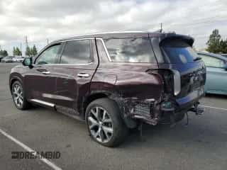 2021 Hyundai Palisade Limited z VIN KM8R54HE2MU226390, wystawiony jako Copart lot #81965945 z przebiegiem 45 180 mil mil oraz Szkoda całkowita • Salvage title. Historia ofert i sprzedaży dostępna na DreamBid. Obrazek 2.