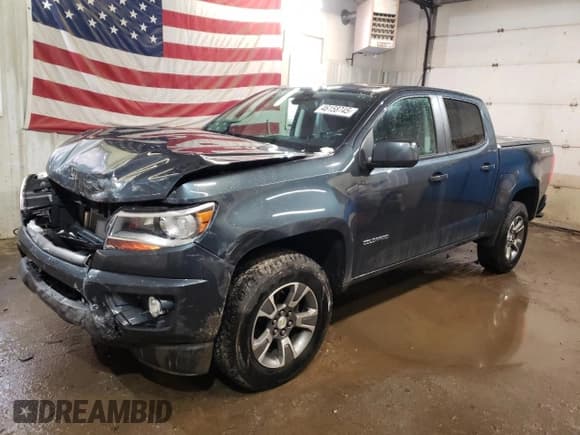 ✅ 2019 Chevrolet Colorado 4WD Z71 • VIN: 1GCGTDEN5K1168263 • Лот: 46158745. Опубликован ранее на Copart с пробегом 53 387 миль. Бесплатный доступ к архиву аукционных продаж из США и подробный отчёт об истории автомобиля на DreamBid. Изображение 1.