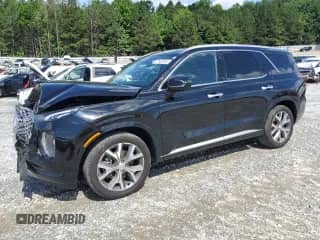 2022 Hyundai Palisade Limited z VIN KM8R54HE1NU415288, wystawiony jako Copart lot #57880965 z przebiegiem 59 062 mil mil oraz Szkoda całkowita • Salvage title. Historia ofert i sprzedaży dostępna na DreamBid. Obrazek 1.