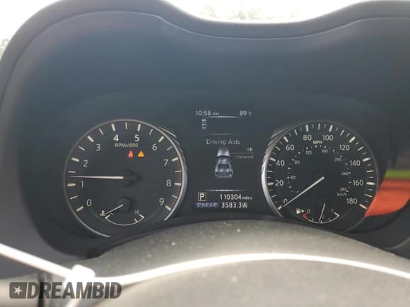 ✅ 2020 Infiniti Q50 Pure • VIN: JN1EV7AP5LM201002 • Lot: 55968825. Listed on Copart with 110,304 mi. Free auction sales archive from the USA and detailed vehicle history report at DreamBid. Image 9.