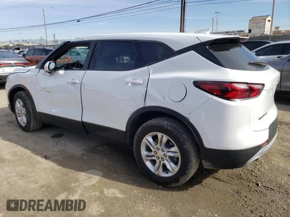 2021 Chevrolet Blazer LT z VIN 3GNKBHRS1MS537956, wystawiony jako Copart lot #39874203 z przebiegiem 38 771 mil mil oraz . Historia ofert i sprzedaży dostępna na DreamBid. Obrazek 2.