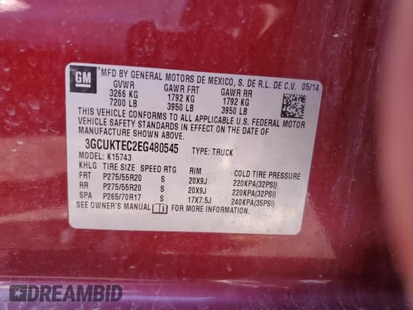 ✅ 2014 Chevrolet Silverado 1500 High Country • VIN: 3GCUKTEC2EG480545 • Лот: 70479054. Опубликован ранее на Copart с пробегом 122 139 миль. Бесплатный доступ к архиву аукционных продаж из США и подробный отчёт об истории автомобиля на DreamBid. Изображение 13.