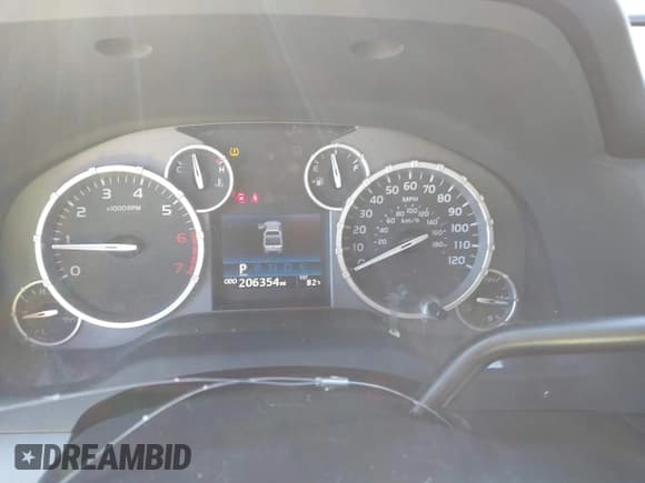 ✅ 2016 Toyota Tundra SR • VIN: 5TFRM5F19GX095457 • Lot: 43593252. Listed on IAAI with 206,354 mi. Free auction sales archive from the USA and detailed vehicle history report at DreamBid. Image 7.