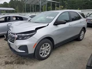 ✅ 2022 Chevrolet Equinox LS • VIN: 3GNAXHEV5NS180523 • Lot: 85884475. Listed on Copart with 58,415 mi. Free auction sales archive from the USA and detailed vehicle history report at DreamBid. Image 1.