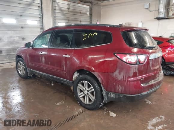 ✅ 2015 Chevrolet Traverse LT • VIN: 1GNKVHKD0FJ340901 • Lot: 41545181. Listed on IAAI with 129,590 mi. Free auction sales archive from the USA and detailed vehicle history report at DreamBid. Image 3.