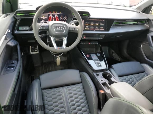 ✅ 2022 Audi RS 3 • VIN: WUAG4DGY2NA906161 • Lot: 51019545. Listed on Copart with 27,904 mi. Free auction sales archive from the USA and detailed vehicle history report at DreamBid. Image 8.