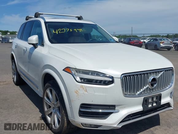 ✅ 2016 Volvo XC90 T6 Inscription • VIN: YV4A22PL5G1072999 • Lot: 42775934. Listed on IAAI with 108,559 mi. Free auction sales archive from the USA and detailed vehicle history report at DreamBid. Image 1.