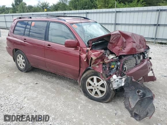 2007 Toyota Highlander w/3rd Row с VIN JTEDD21A570167324, выставлен на аукционе Copart как лот 70888335 с пробегом Не указан миль и Списание • Salvage title. История ставок и продаж доступна на DreamBid. Изображение 4.