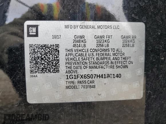 ✅ 2017 Chevrolet Bolt EV Premier • VIN: 1G1FX6S07H4186140 • Lot: 42833785. Wystawiony na Copart z przebiegiem 125 587 mil. Bezpłatny archiwum sprzedaży aukcyjnych z USA i szczegółowy raport historii pojazdu na DreamBid. Zdjęcie 13.