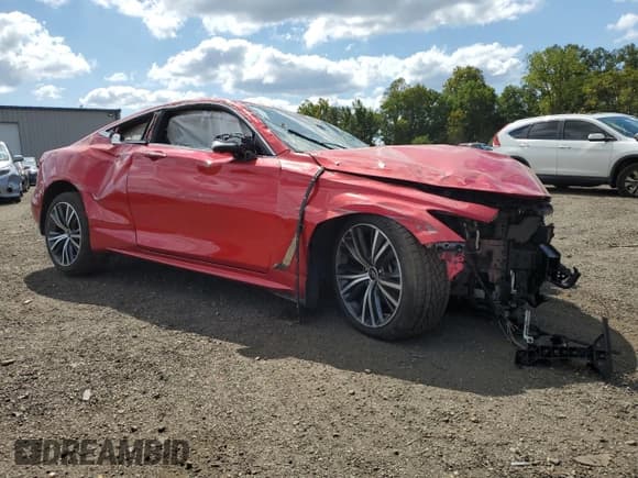 ✅ 2021 Infiniti Q60 Luxe • VIN: JN1EV7KL7MM470549 • Lot: 71676485. Listed on Copart with Not provided. Free auction sales archive from the USA and detailed vehicle history report at DreamBid. Image 4.