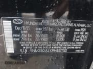 ✅ 2023 Hyundai Santa Fe Calligraphy • VIN: 5NMS5DALXPH657750 • Lot: 43637407. Listed on IAAI with 16,900 mi. Free auction sales archive from the USA and detailed vehicle history report at DreamBid. Image 9.