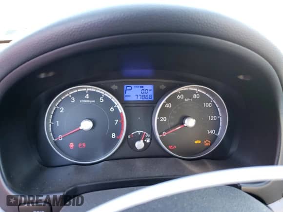 2011 Hyundai Accent GLS с VIN KMHCN4AC2BU536969, выставлен на аукционе Copart как лот 76917784 с пробегом 77 868 миль миль и Списание • Salvage title. История ставок и продаж доступна на DreamBid. Изображение 9.