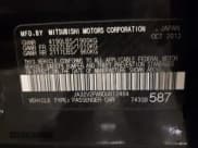 ✅ 2013 Mitsubishi Lancer SE • VIN: JA32V2FW9DU012484 • Lot: 43649463. Listed on IAAI with 109,720 mi. Free auction sales archive from the USA and detailed vehicle history report at DreamBid. Image 9.