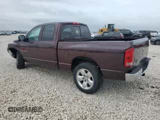 2005 Dodge 1500 SLT z VIN 1D7HA18N25S274100, wystawiony jako Copart lot #64708684 z przebiegiem 153 475 mil mil oraz Szkoda całkowita • Salvage title. Historia ofert i sprzedaży dostępna na DreamBid. Obrazek 2.