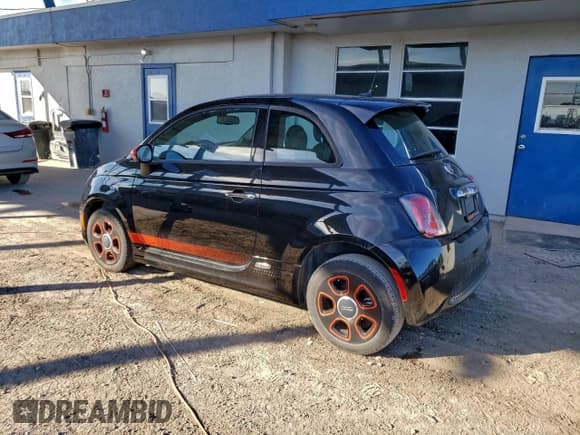 ✅ 2013 FIAT 500e • VIN: 3C3CFFGE7DT707397 • Lot: 96833615. Listed on Copart with 65,039 mi. Free auction sales archive from the USA and detailed vehicle history report at DreamBid. Image 2.