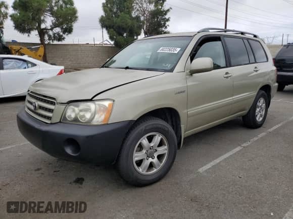 2001 Toyota Highlander с VIN JTEGF21AX10006465, выставлен на аукционе Copart как лот 80225035 с пробегом 306 636 миль миль и Чистый • Clean title. История ставок и продаж доступна на DreamBid. Изображение 1.
