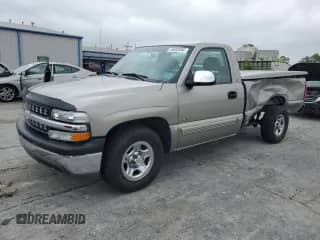 2002 Chevrolet Silverado 1500 LS with VIN 1GCEC14V12Z201848, listed as a Copart auction lot 59583585 with 58,818 mi miles and Salvage title. Bid and sale history available at DreamBid. Image 1.