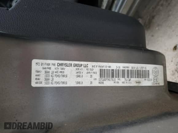 2010 Dodge Dakota SXT with VIN 1D7CW3GP7AS176121, listed as a Copart auction lot 85169354 with Not provided miles and Salvage title. Bid and sale history available at DreamBid. Image 12.