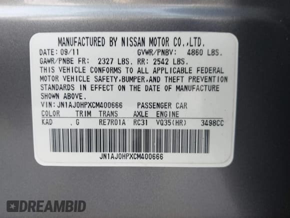 ✅ 2012 Infiniti EX Journey • VIN: JN1AJ0HPXCM400666 • Lot: 42993993. Wystawiony na IAAI z przebiegiem 113 535 mil. Bezpłatny archiwum sprzedaży aukcyjnych z USA i szczegółowy raport historii pojazdu na DreamBid. Zdjęcie 9.