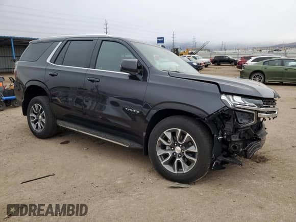 2024 Chevrolet Tahoe LT z VIN 1GNSKNKD4RR405830, wystawiony jako Copart lot #81933094 z przebiegiem Nie podano mil oraz Szkoda całkowita • Salvage title. Historia ofert i sprzedaży dostępna na DreamBid. Obrazek 4.