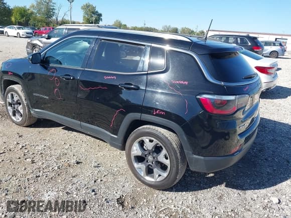 ✅ 2018 Jeep Compass Limited • VIN: 3C4NJDCB5JT334004 • Lot: 43493867. Wystawiony na IAAI z przebiegiem 59 103 mil. Bezpłatny archiwum sprzedaży aukcyjnych z USA i szczegółowy raport historii pojazdu na DreamBid. Zdjęcie 3.