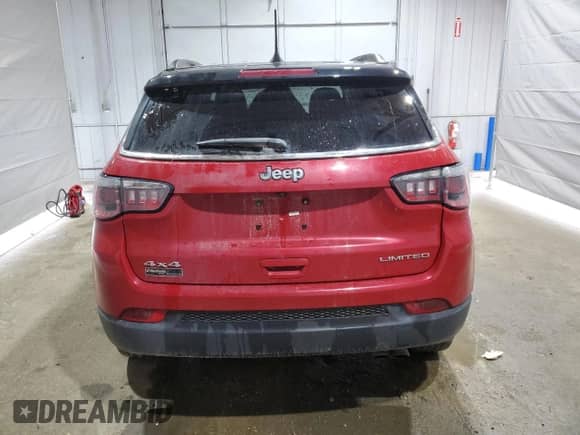 2018 Jeep Compass Limited z VIN 3C4NJDCB6JT290952, wystawiony jako Copart lot #54333825 z przebiegiem 107 029 mil mil oraz Szkoda całkowita • Salvage title. Historia ofert i sprzedaży dostępna na DreamBid. Obrazek 6.