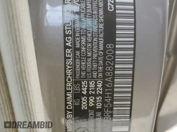 ✅ 2006 Mercedes-Benz C 280 Luxury • VIN: WDBRF54H16A882008 • Lot: 70201484. Wystawiony na Copart z przebiegiem 100 294 mil. Bezpłatny archiwum sprzedaży aukcyjnych z USA i szczegółowy raport historii pojazdu na DreamBid. Zdjęcie 12.
