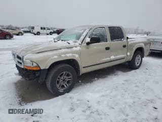 ✅ 2004 Dodge Dakota SLT • VIN: 1D7HL48N14S527885 • Lot: 45703925. Wystawiony na Copart z przebiegiem 168 203 mil. Bezpłatny archiwum sprzedaży aukcyjnych z USA i szczegółowy raport historii pojazdu na DreamBid. Zdjęcie 1.