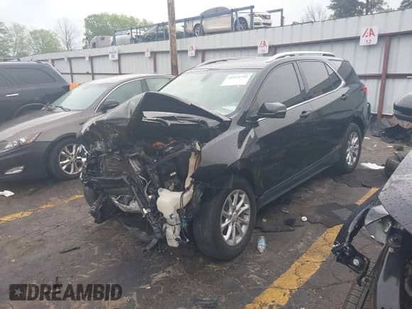 2018 Chevrolet Equinox LT z VIN 3GNAXLEU4JL307647, wystawiony jako IAAI lot #41973791 z przebiegiem Nie podano mil oraz . Historia ofert i sprzedaży dostępna na DreamBid. Obrazek 2.