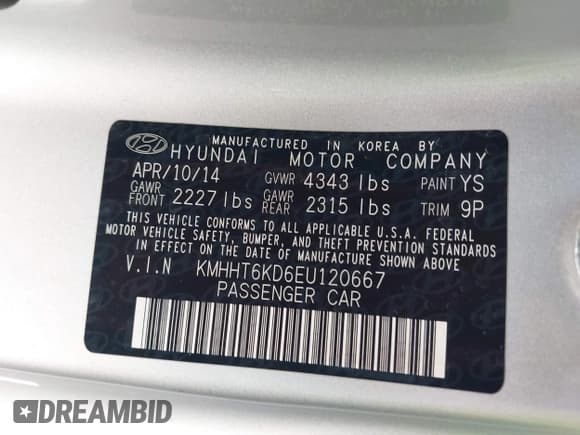 ✅ 2014 Hyundai Genesis Coupe R-Spec • VIN: KMHHT6KD6EU120667 • Lot: 41956038. Wystawiony na IAAI z przebiegiem 163 464 mil. Bezpłatny archiwum sprzedaży aukcyjnych z USA i szczegółowy raport historii pojazdu na DreamBid. Zdjęcie 9.