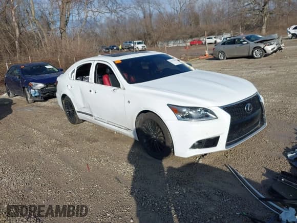 ✅ 2015 Lexus LS 460 • VIN: JTHCL5EF2F5024454 • Лот: 41672998. Опубликован ранее на IAAI с пробегом 125 210 миль. Бесплатный доступ к архиву аукционных продаж из США и подробный отчёт об истории автомобиля на DreamBid. Изображение 1.