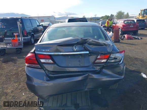 ✅ 2014 Honda Civic LX • VIN: 19XFB2F53EE265268 • Lot: 43337701. Listed on IAAI with Not provided. Free auction sales archive from the USA and detailed vehicle history report at DreamBid. Image 15.