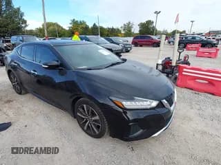 ✅ 2019 Nissan Maxima SV • VIN: 1N4AA6AV5KC380958 • Lot: 43550953. Listed on IAAI with 120,954 mi. Free auction sales archive from the USA and detailed vehicle history report at DreamBid. Image 1.