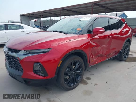 ✅ 2022 Chevrolet Blazer RS • VIN: 3GNKBERS6NS133521 • Lot: 43091890. Listed on IAAI with 70,736 mi. Free auction sales archive from the USA and detailed vehicle history report at DreamBid. Image 2.